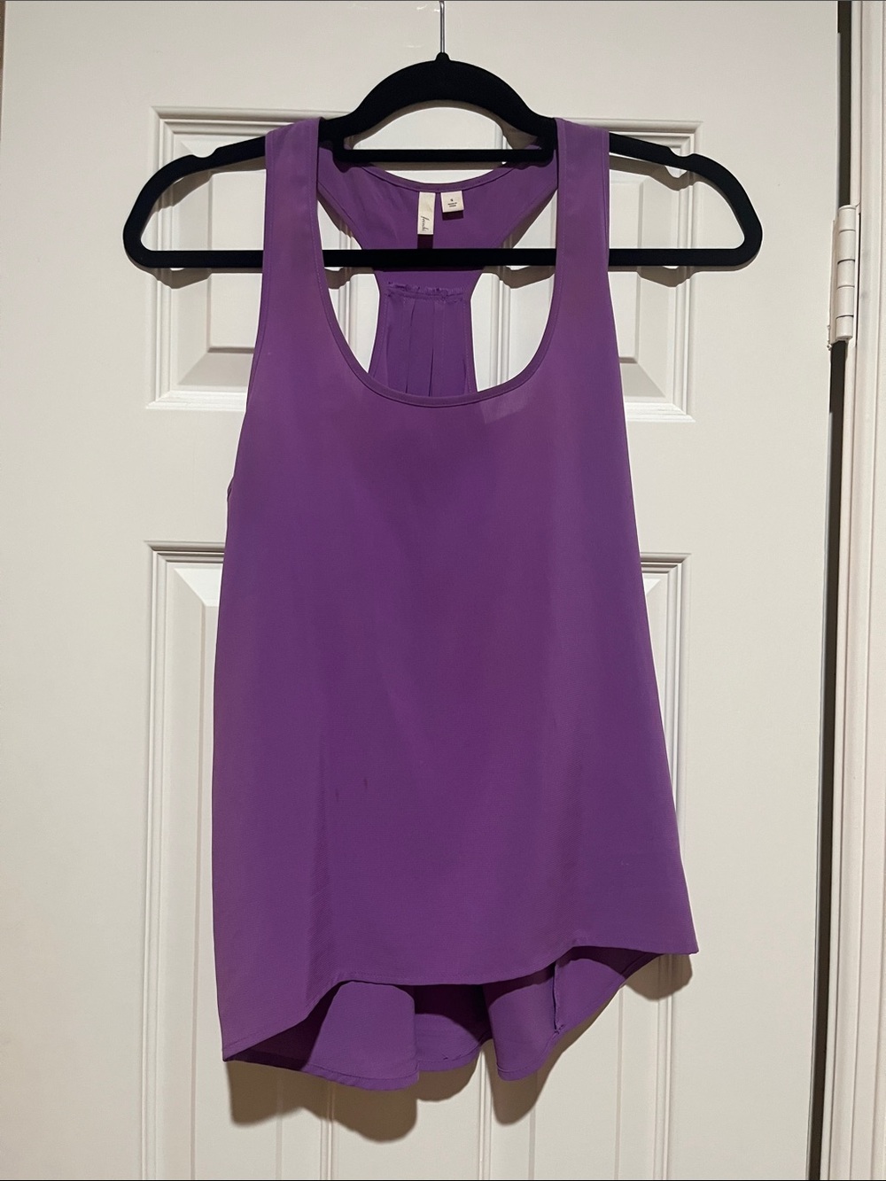 Frenchi Purple Racerback Tank Top